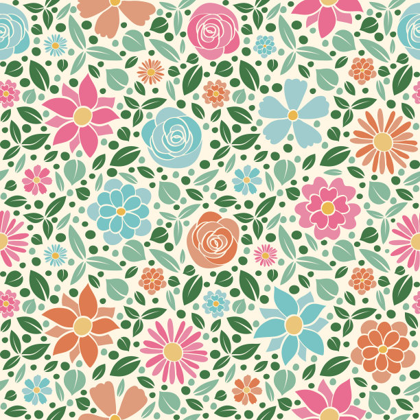 手绘花卉纹理：母亲节、妇女节、情人节矢量素材图片下载