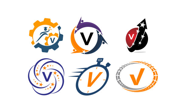 符号V现代模板集图片下载