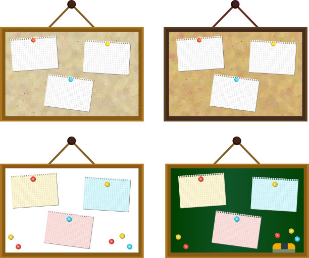 便笺贴布告栏套图片下载