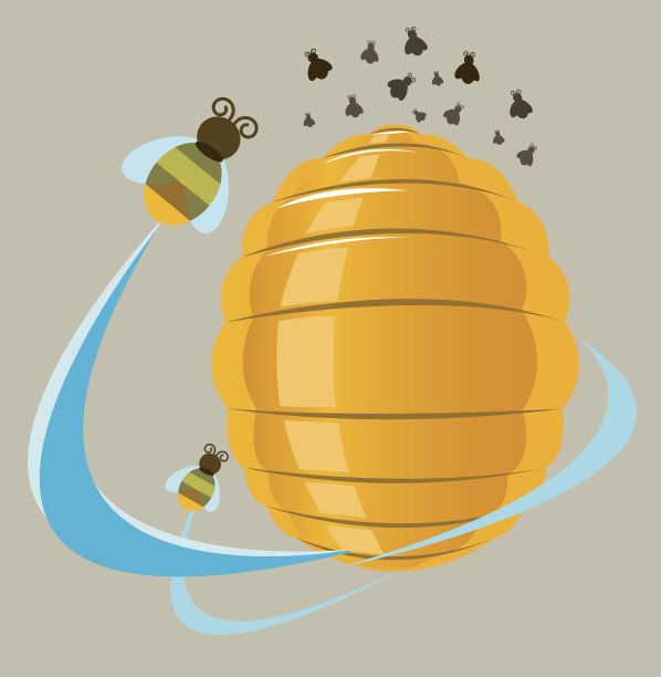 蜂房和蜜蜂图片下载