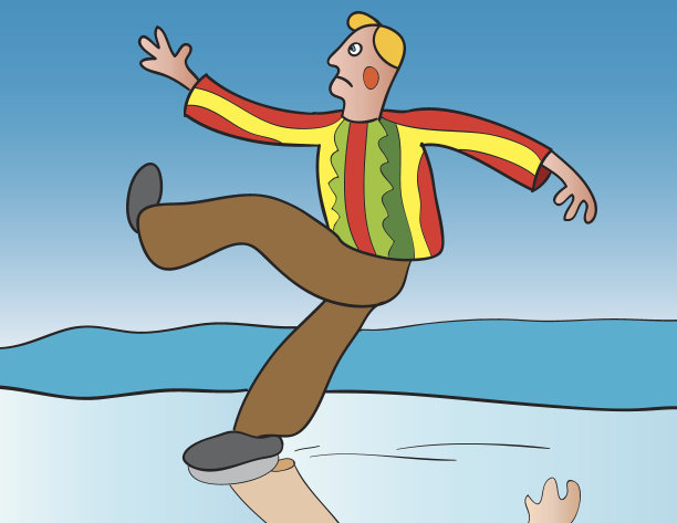 湿滑的冰图片下载