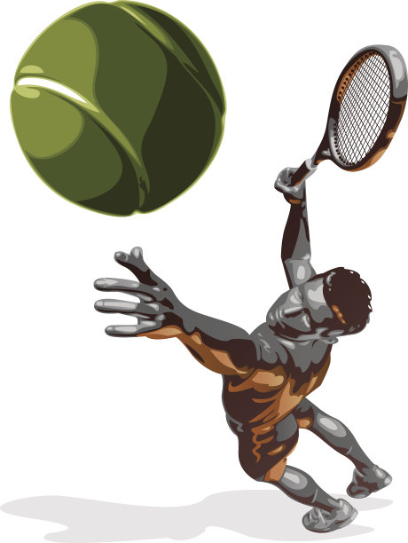 网球发球图片下载