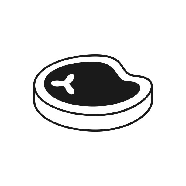 肉图标-矢量插图。图片下载