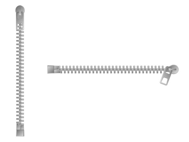 拉链/拉链矢量插图集图片下载
