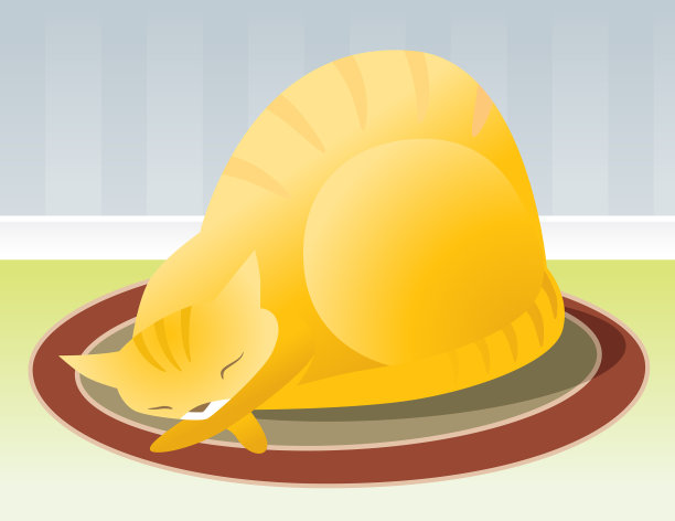 睡虎斑猫图片下载