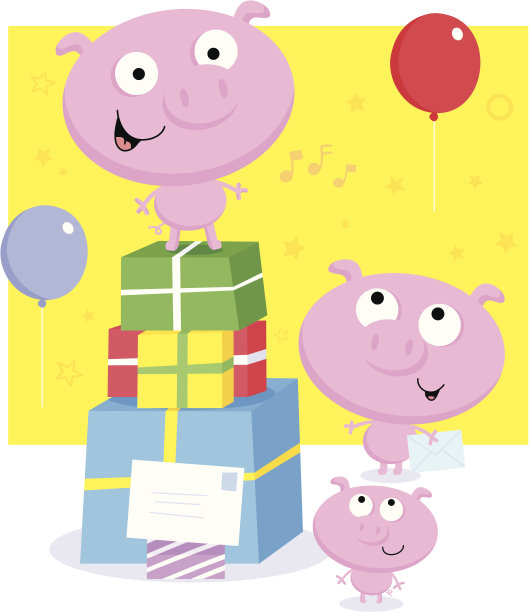 三只小猪图片下载