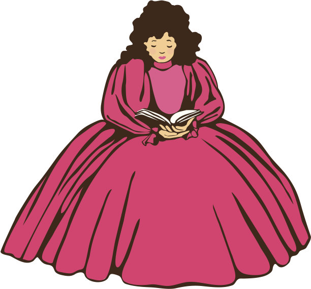 女孩读图片下载