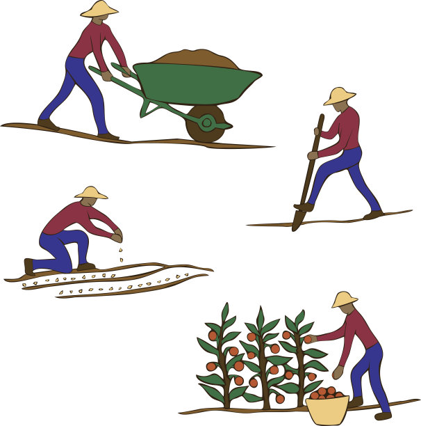 园丁剪贴画图片下载