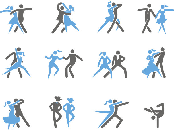 12种不同的舞蹈方式图片下载