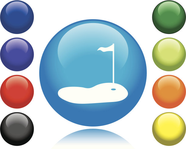 高尔夫球图标图片下载