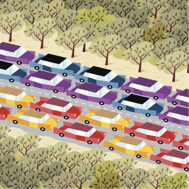 交通堵塞图片下载