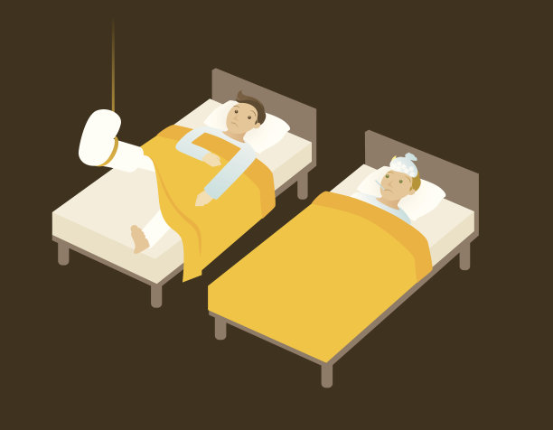 生病在床上图片下载