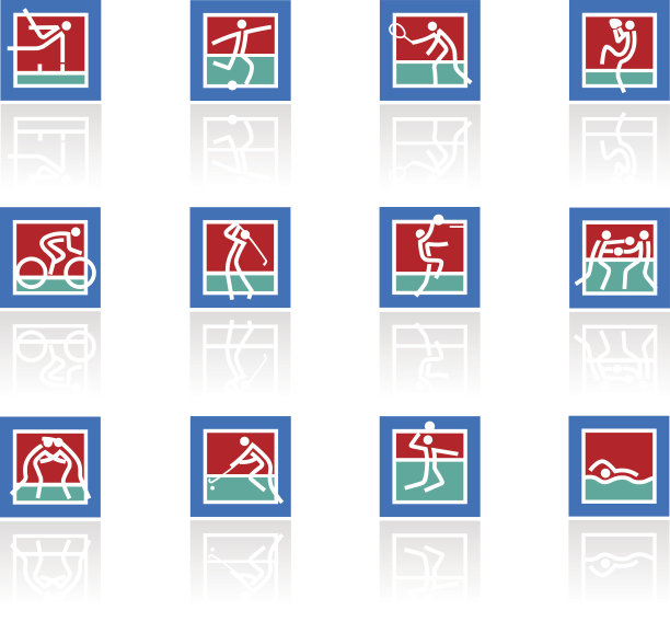 男士运动图标合集图片下载