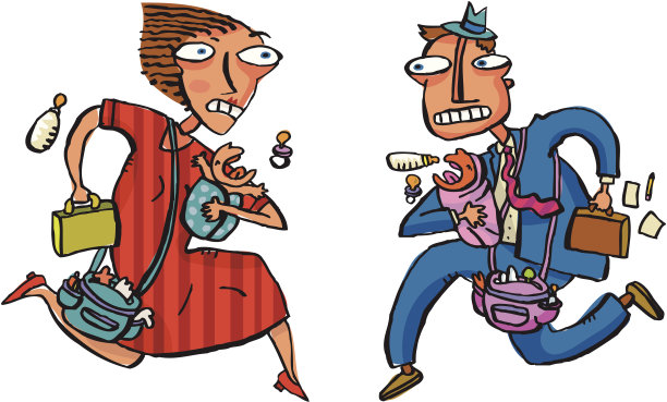 忙碌的父母图片下载