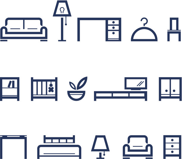 家具象形图图片下载