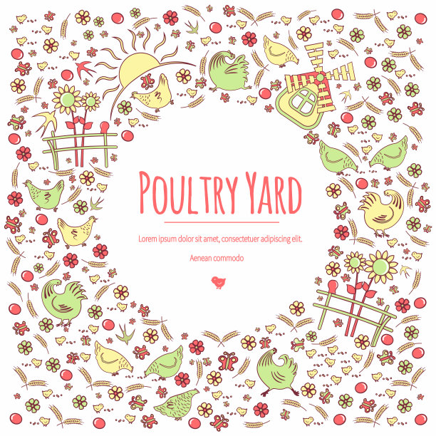 鸟类的农场图片下载