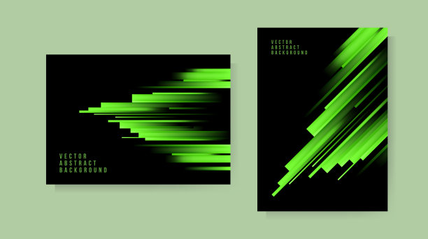 抽象背景集。模板为您的设计。孤立的向量元素图片下载