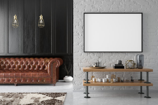 客厅的模型框架图片下载