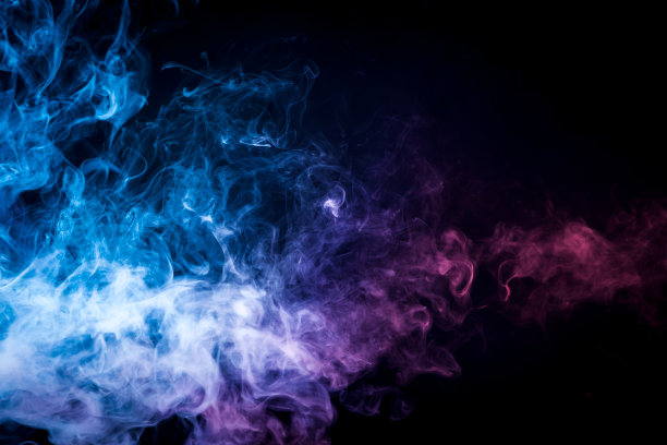 背景来自电子烟的烟雾图片下载