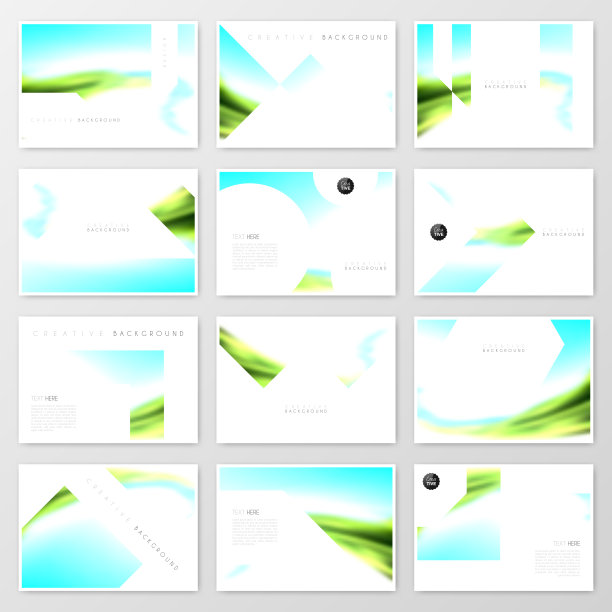 宣传册模板布局，封面设计，商业年度报告，传单，杂志图片下载