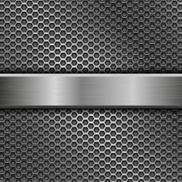 钢板上的穿孔背景图片下载