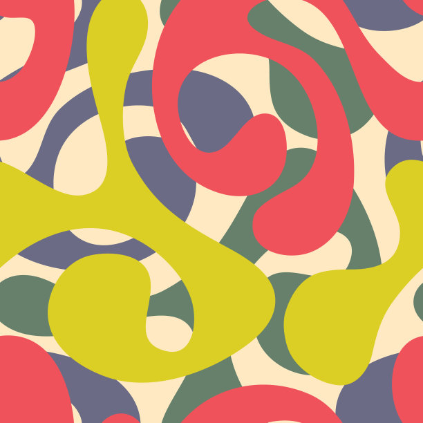 精致的抽象无缝图案上的橙色背景定性矢量插图为您的设计图片下载