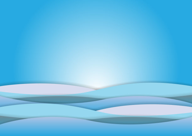 海浪，纸艺术图片下载