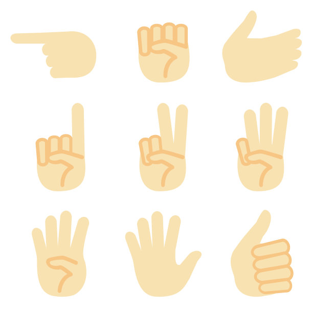 手势语组图片下载