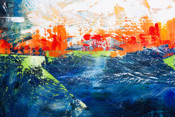 抽象的丙烯酸绘画纹理背景图片下载