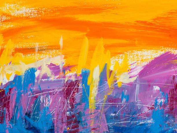 抽象的丙烯酸绘画纹理背景图片下载