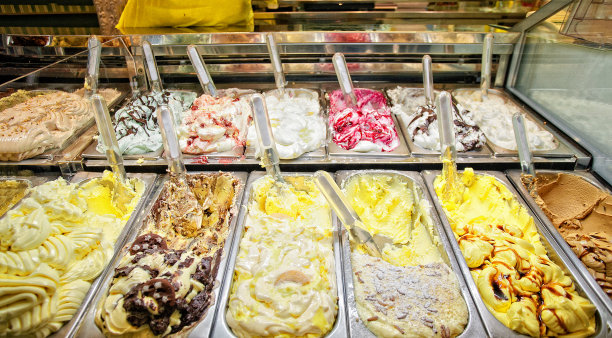 意大利佛罗伦萨的意式冰淇淋图片下载