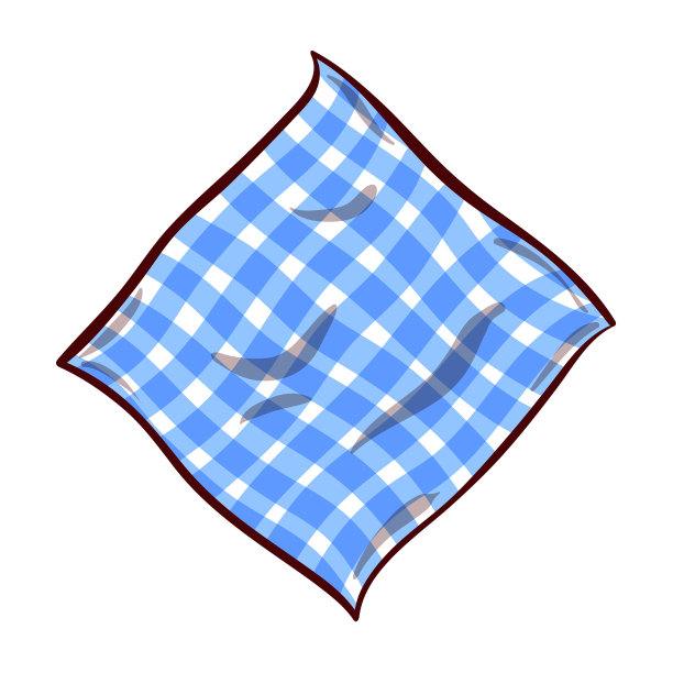 白色背景下蓝色织物的特写镜头图片下载