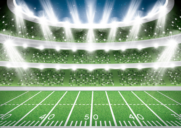 美国足球场和竞技场。图片下载