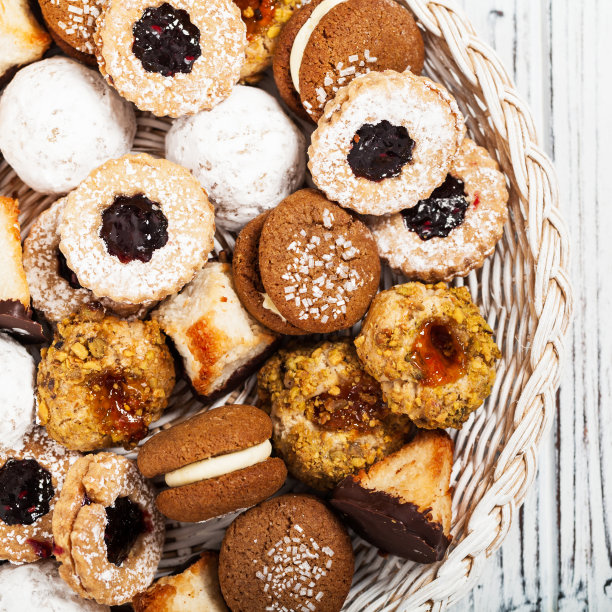 饼干背景甜点图片下载