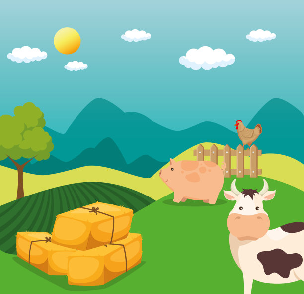 农业和农业干草包图标图片下载