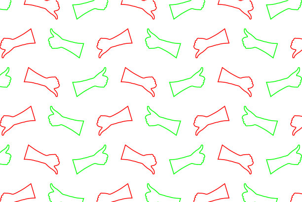 手-拇指向上-拇指向下图片下载