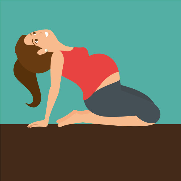 瑜伽训练，健康怀孕图片下载