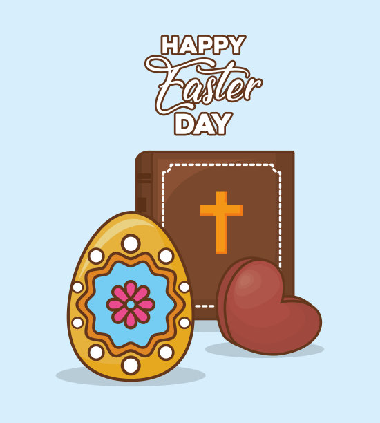 复活节快乐设计图片下载