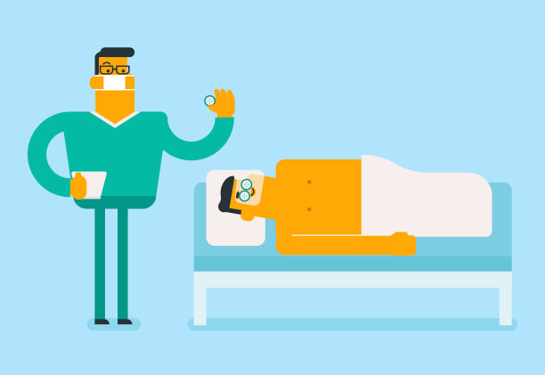 在客户脸上敷面膜的美容师图片下载