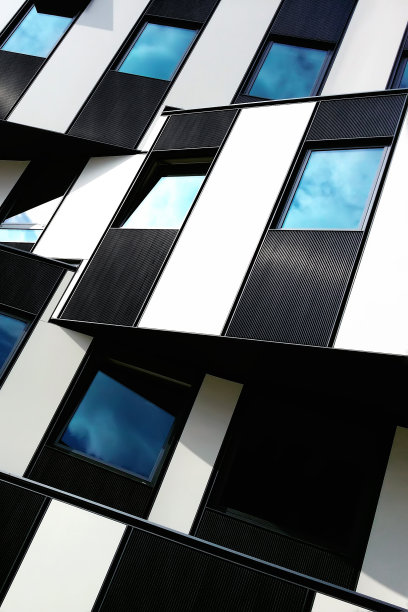 维也纳的黑白建筑图片下载