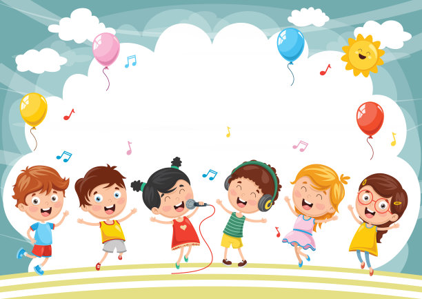 矢量插图的孩子背景图片下载