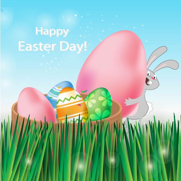 复活节贺卡快乐图片下载