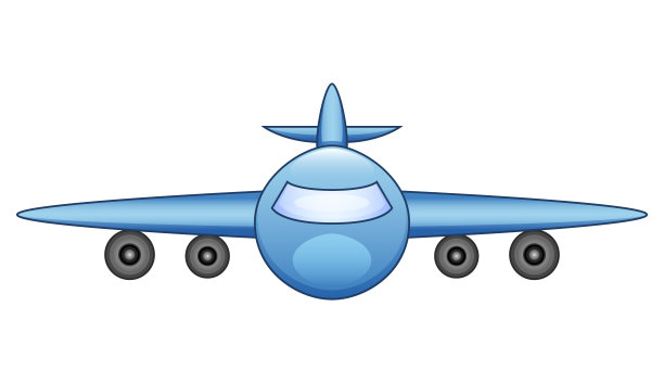 飞行飞机孤立的白色背景素材图片