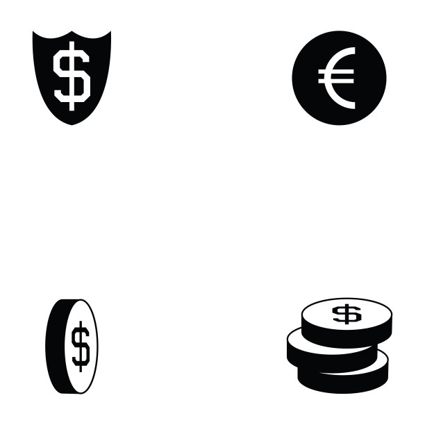 金钱图标集图片下载
