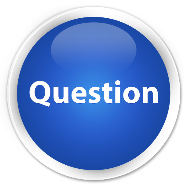 问题溢价蓝色圆形按钮图片下载