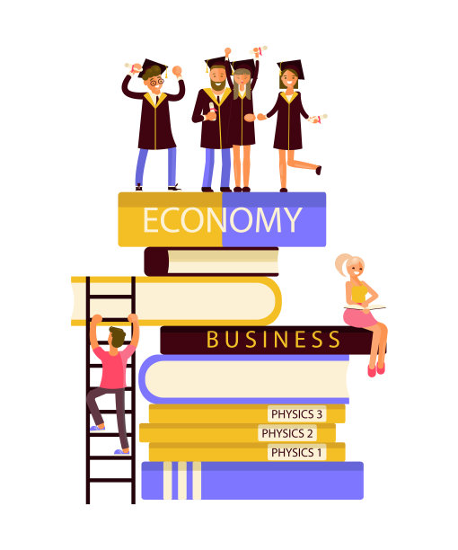 快乐的研究生角色素材图片