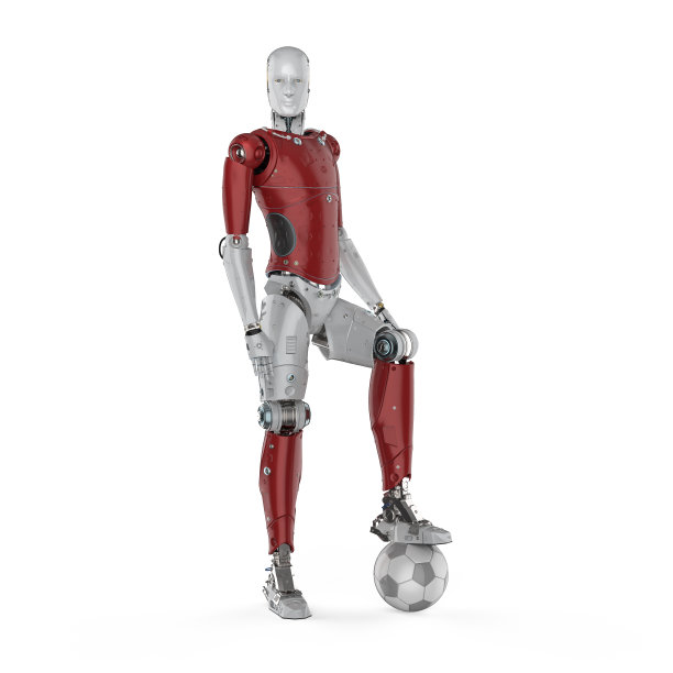 机器人踢足球图片下载