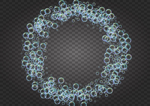 洗发水泡沫梯度背景图片下载