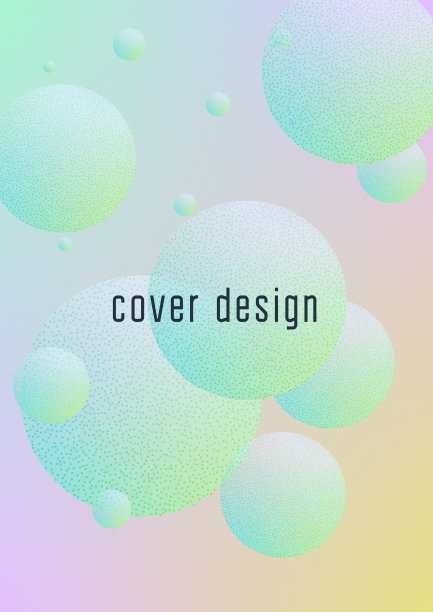 流体海报与圆形形状图片下载