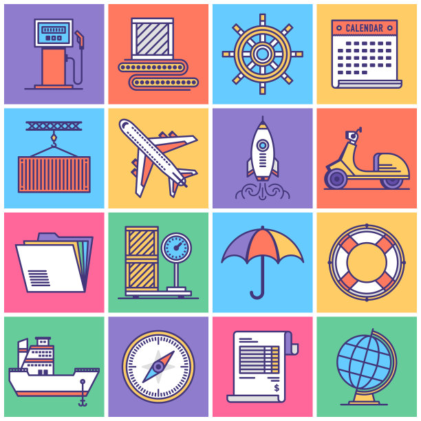 国际货物标志套装图片下载